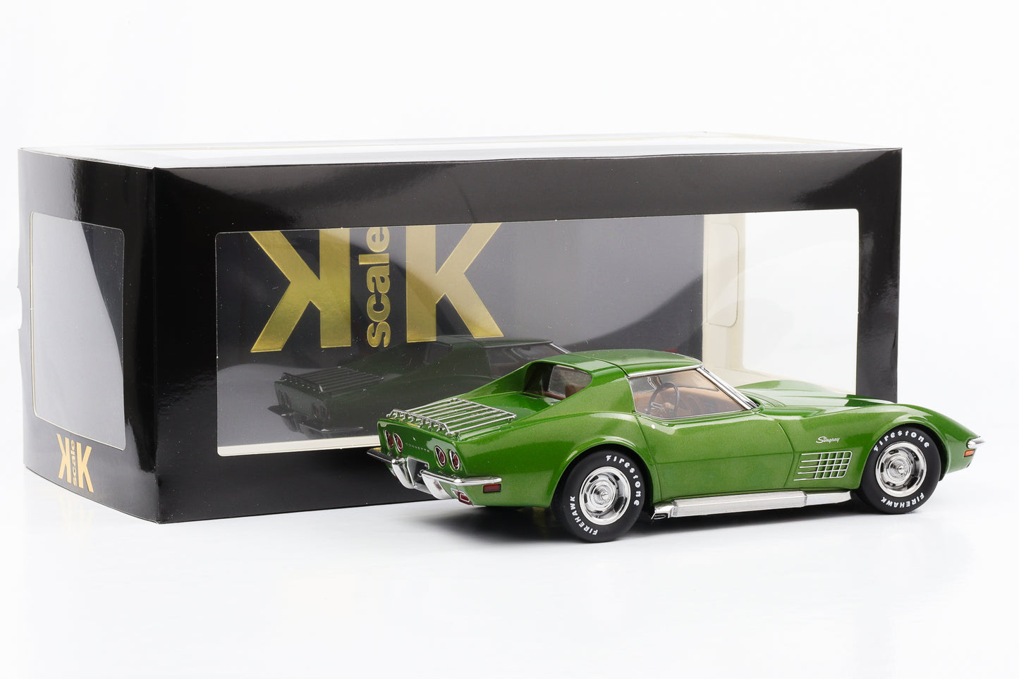 1:18 Chevrolet Corvette C3 Stingray Targa 1972 grün metallic KK-Scale