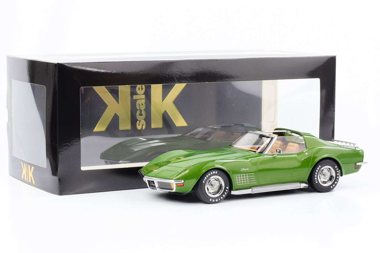 1:18 Chevrolet Corvette C3 Stingray Targa 1972 grün metallic KK-Scale