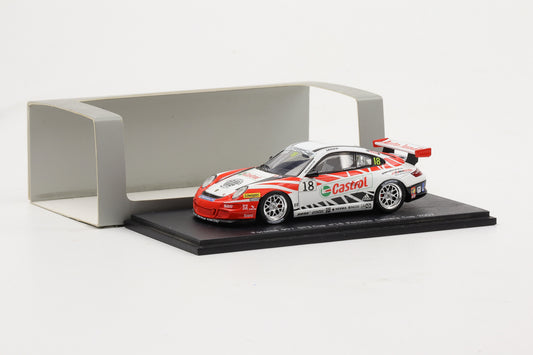 1:43 Spark Porsche 997 GT3 Carrera Cup #18 2007 Castrol Schnabl Museum