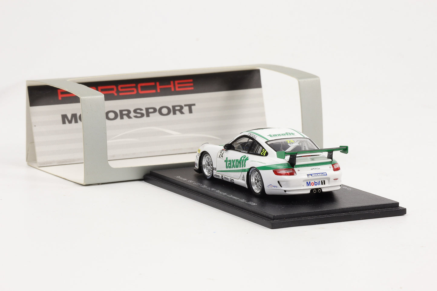 1:43 Spark Porsche 911 997 GT3 Carrera Cup Taxofit 2007 MS Racing Museum
