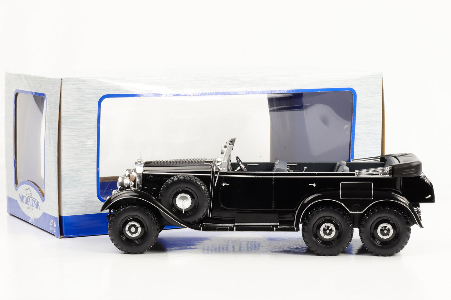 1:18 Mercedes-Benz G4 W31 Cabriolet 1938 schwarz MCG diecast
