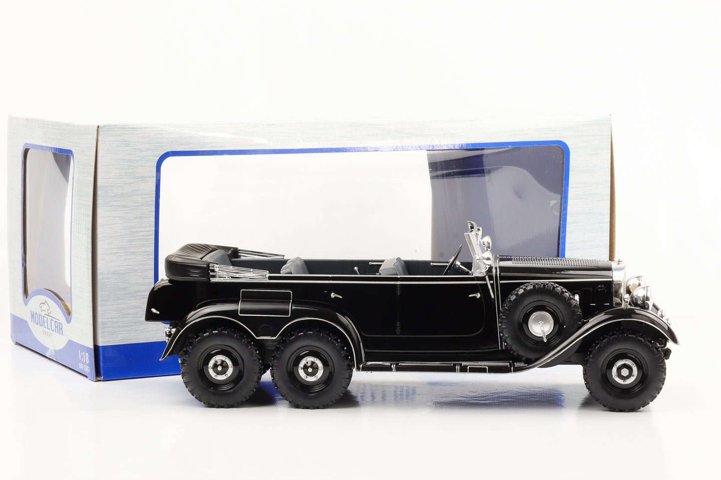 1:18 Mercedes-Benz G4 W31 Cabriolet 1938 schwarz MCG diecast