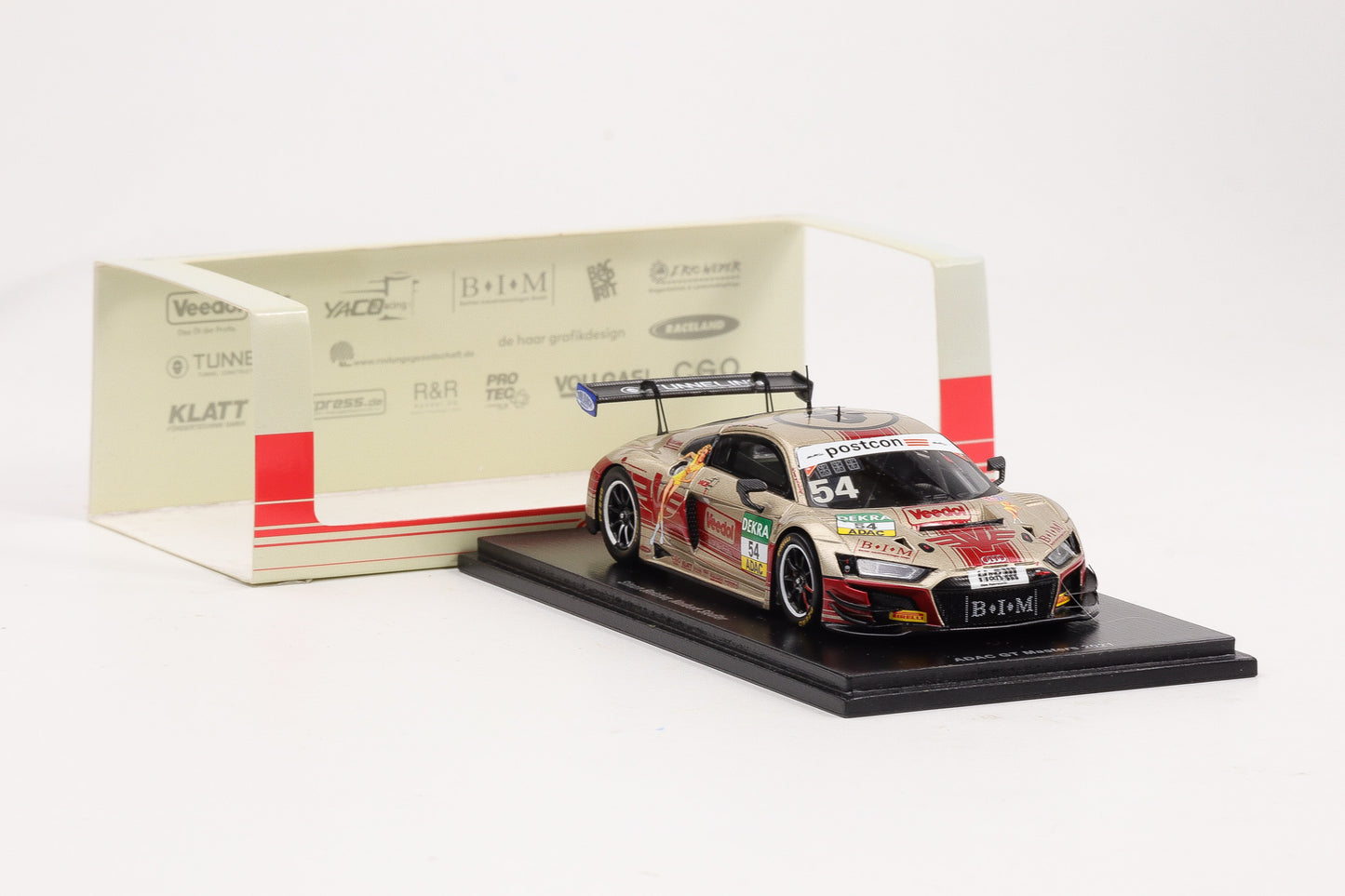 1:43 Spark Audi R8 LMS GT3 #54 Yaco ADAC GT Masters 2021 Veedol