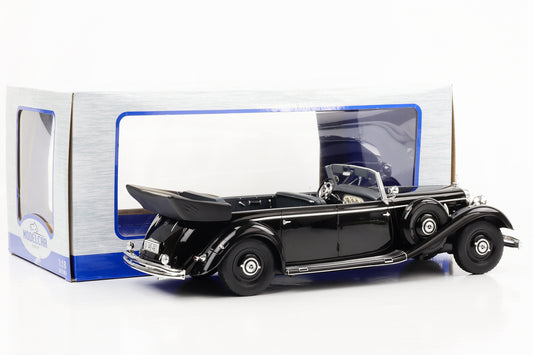 1:18 Mercedes-Benz 770 W150 Cabriolet 1938 schwarz MCG diecast