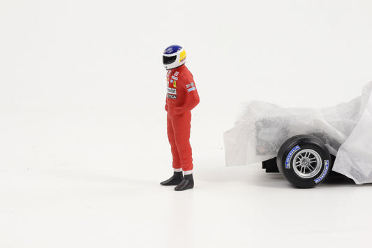 1:18 Cartrix Figur Reutemann Ferrari Formel 1 1978 F1 Resin Diorama 10cm