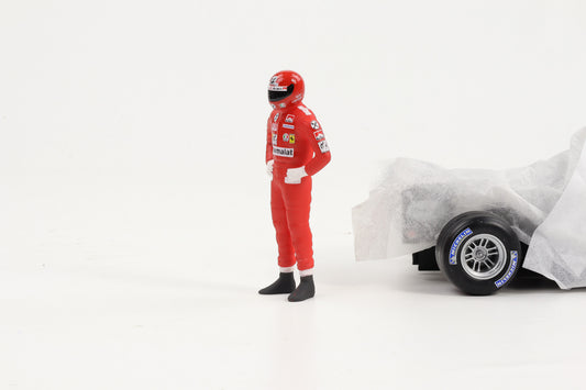 1:18 Cartrix Figur Lauda Ferrari 1977 Formel 1 F1 Resin Diorama 10cm