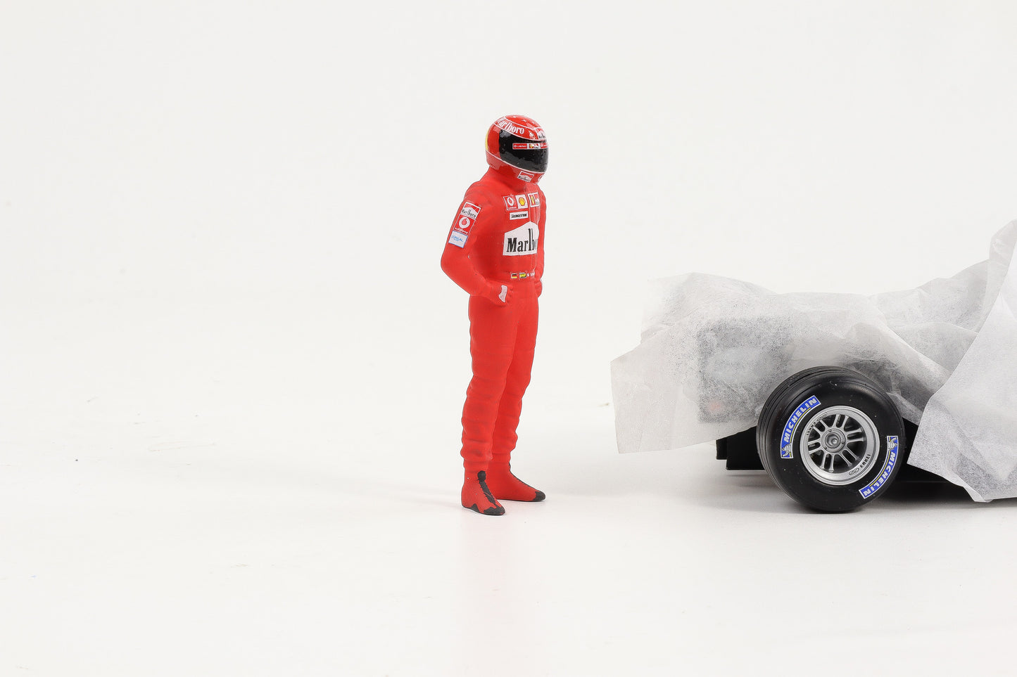 1:18 Cartrix Figur Schumacher 2003 Formel 1 F1 Resin Diorama 10cm