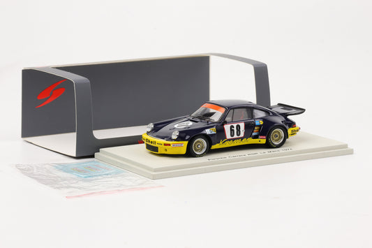 1:43 Spark Porsche Carrera 911 RSR #68 24H LeMans 1974 Heyer Kremer Keller S5087