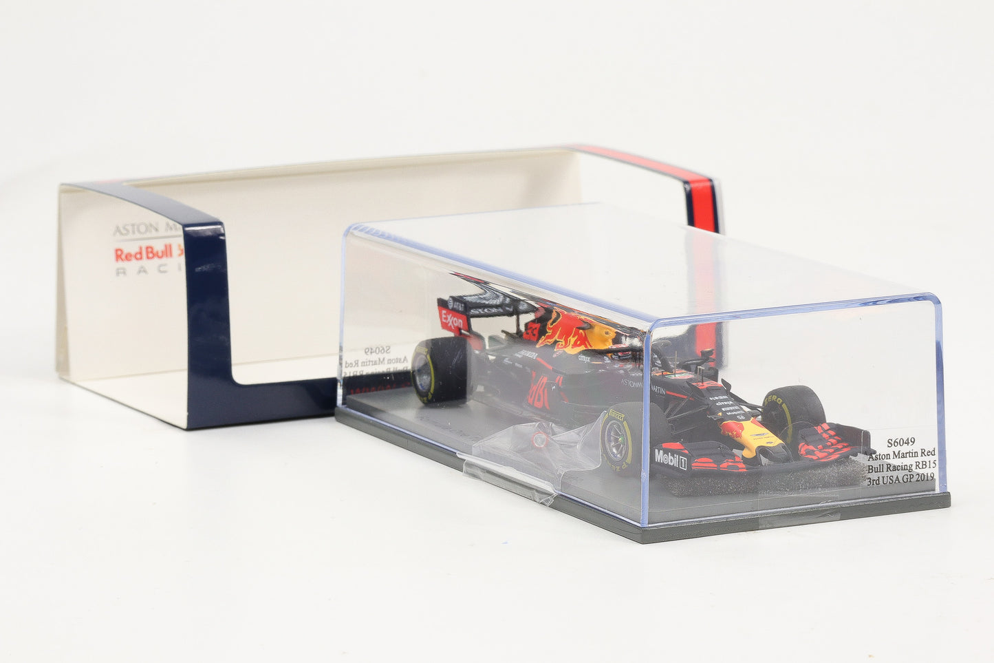 1:43 Spark Aston Martin F1 Red Bull RB15 3rd USA GP 2019 Verstappen S6049