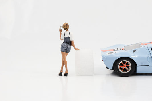 1:18 Figur Lady Mechaniker Sofie kurze Haare American Diorama Figuren