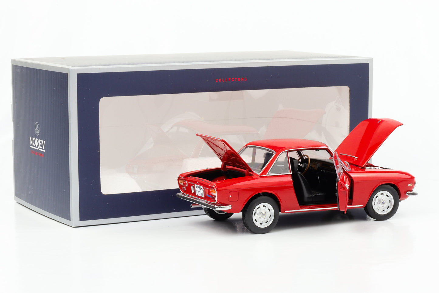 1:18 Lancia Fulvia 1600 HF Lusso 1971 rot Norev limited 187982