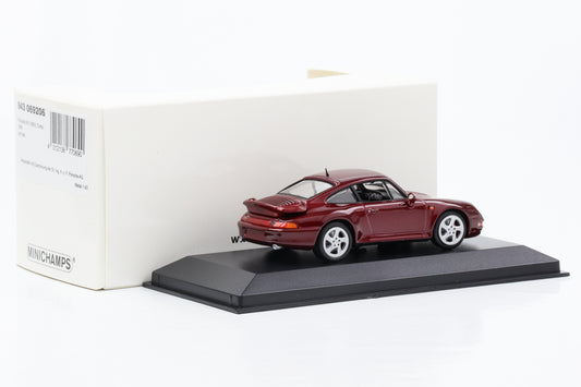 1:43 Porsche 911 993 1995 Turbo rot metallic Minichamps limited