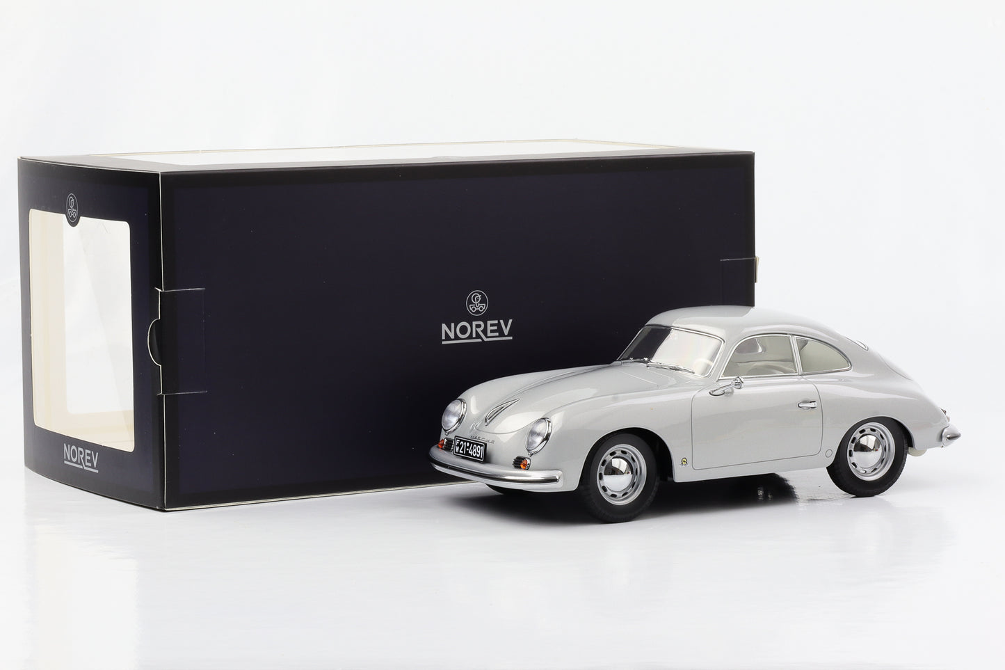 1:18 Porsche 356 Coupe 1954 silber Norev