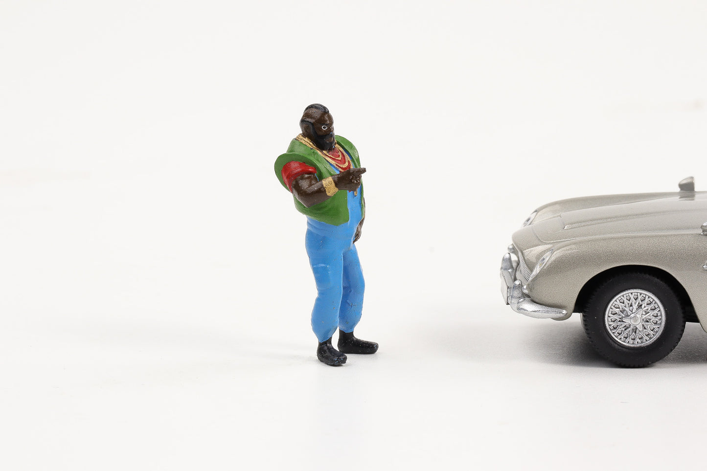 1:43 Cartrix Figur Mr.T A-Team Baracus Movie Modell Diorama Figuren 4 cm