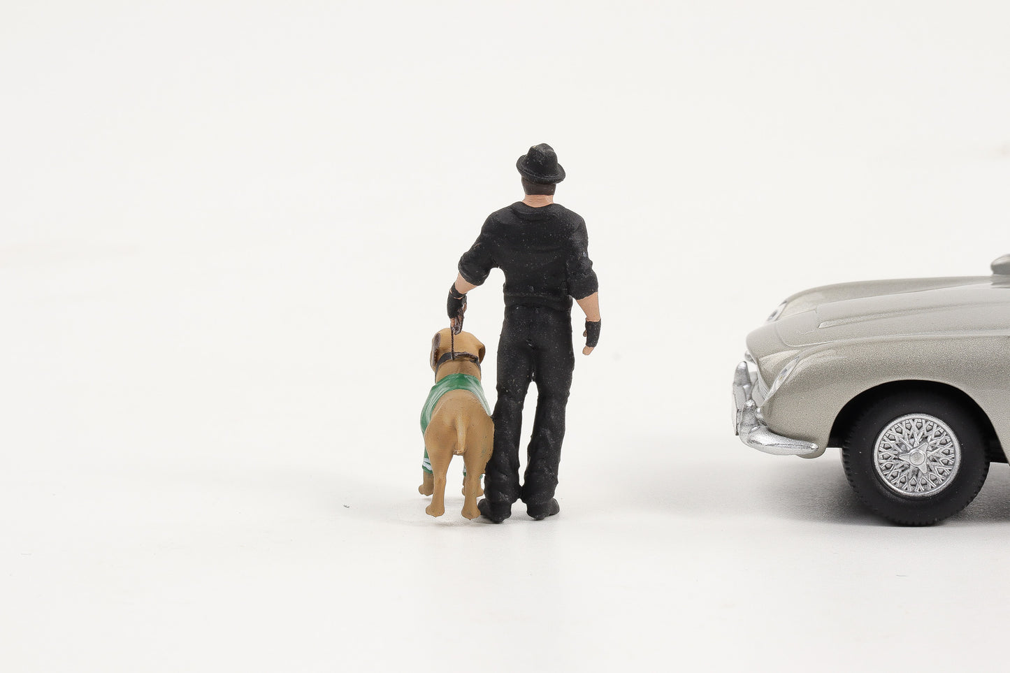 1:43 Cartrix Figur Rocky mit Hund Butkus Movie Diorama Figuren 4 cm