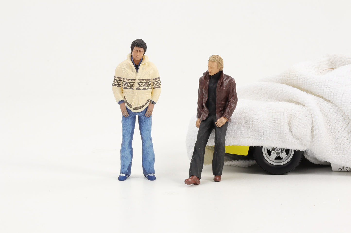 1:18 Cartrix Figur Set Starsky & Hutch für Modellauto Diorama Figuren 9,7 cm