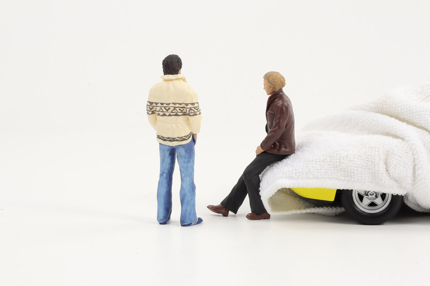 1:18 Cartrix Figur Set Starsky & Hutch für Modellauto Diorama Figuren 9,7 cm