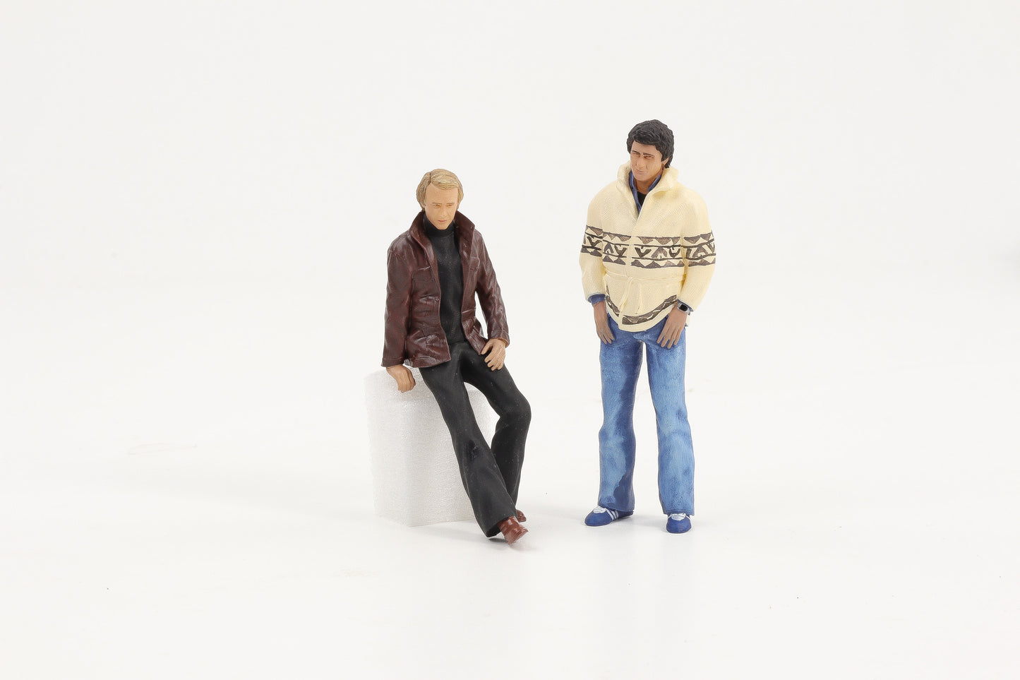1:18 Cartrix Figur Set Starsky & Hutch für Modellauto Diorama Figuren 9,7 cm