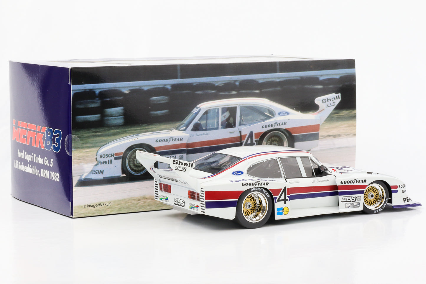 1:18 Zakspeed Ford Capri Turbo Gr. 5 #4 DRM 1982 Lili Reisenbichler Werk83
