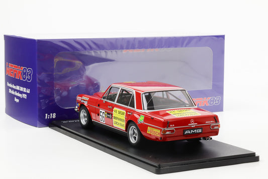 1:18 Werk83 Mercedes-Benz 300 SEL 6.8 AMG #56 200 Meilen Nürnberg 1972 H. Heyer