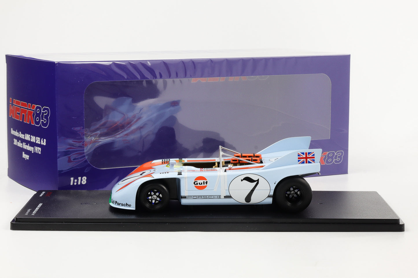 1:18 Werk83 Porsche 908/03 Gulf #7 Targa Florio 1971 Jo Siffert Brian Redman