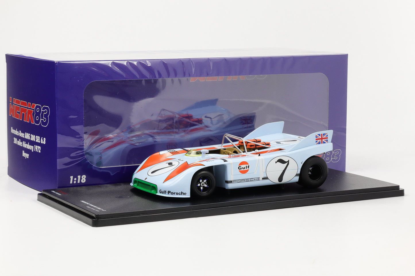 1:18 Werk83 Porsche 908/03 Gulf #7 Targa Florio 1971 Jo Siffert Brian Redman