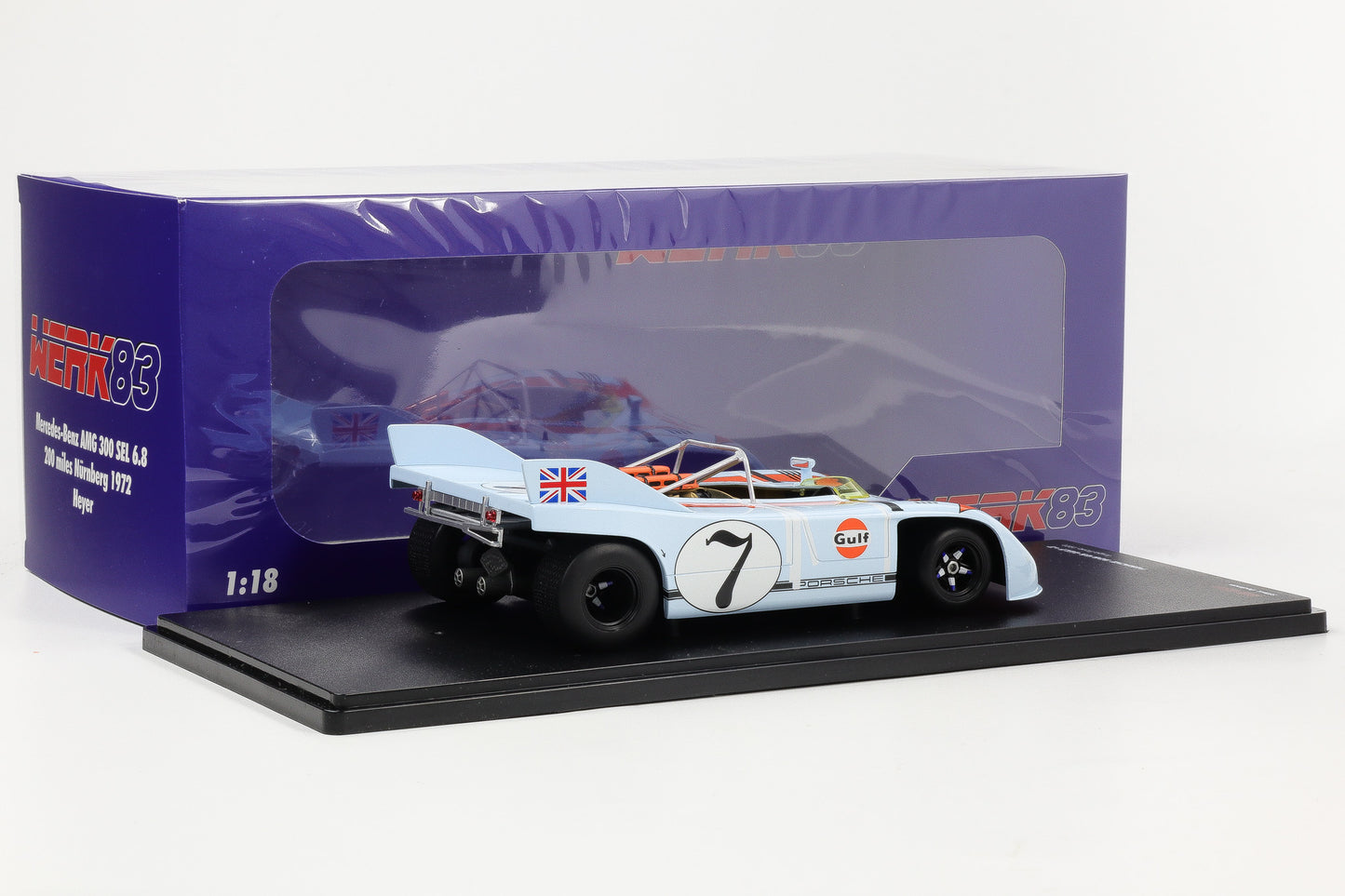 1:18 Werk83 Porsche 908/03 Gulf #7 Targa Florio 1971 Jo Siffert Brian Redman