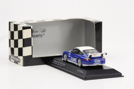 1:43 Minichamps Porsche 911 GT3 Carrera Cup 2004 EMC Araxa Racing #4 Hardt