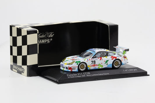 1:43 Minichamps Porsche 911 GT3 R 24h Le Mans 2000 Noel del Bello Racing