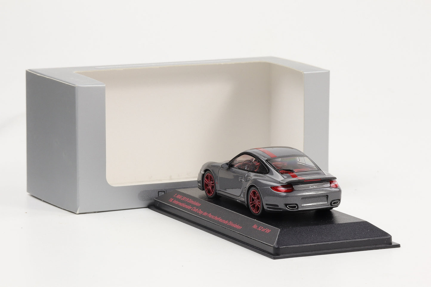 1:43 Minichamps Porsche 997 Turbo 18. Intern. Club Porschefreunde Dinslaken Limited