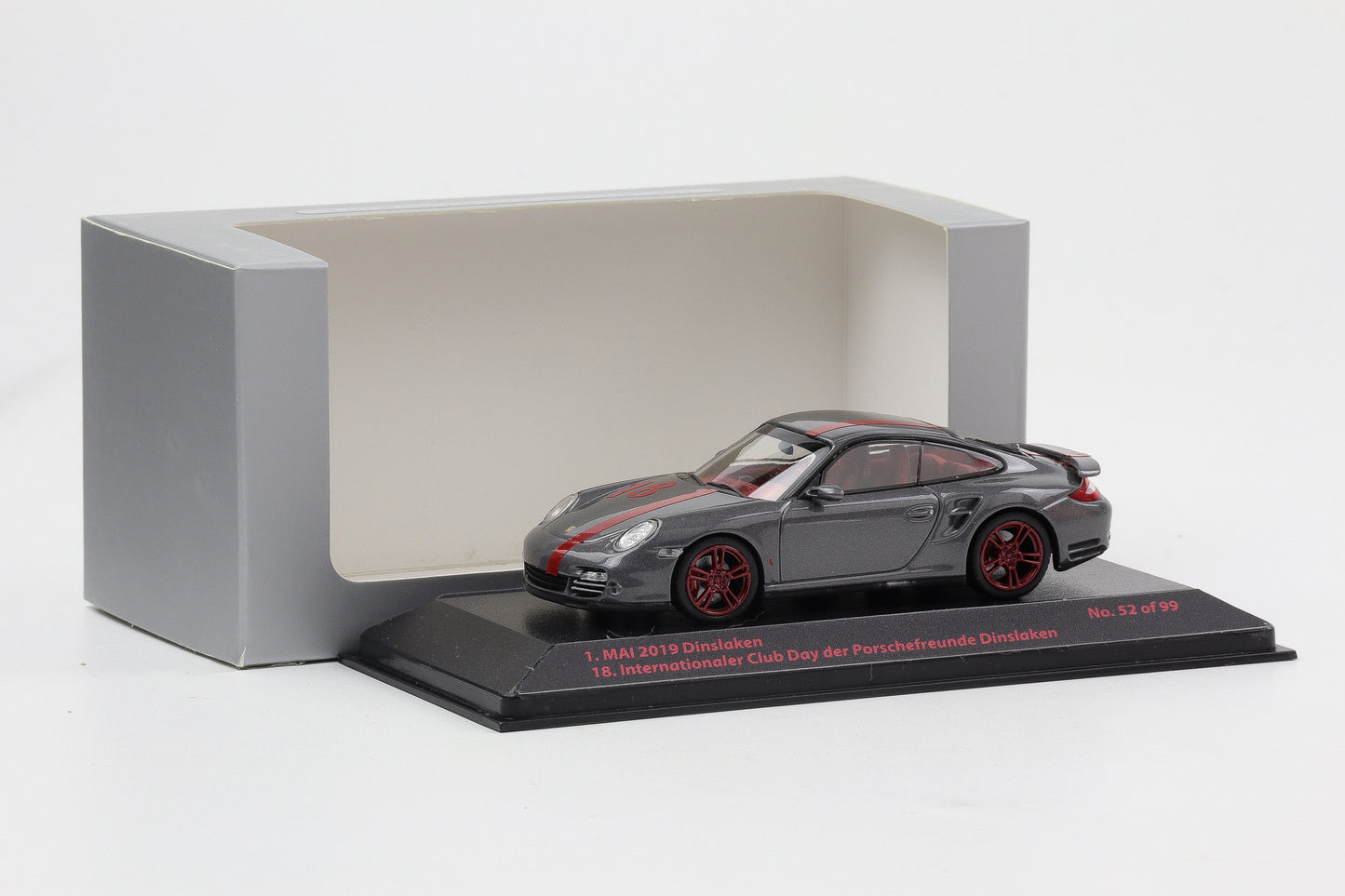 1:43 Minichamps Porsche 997 Turbo 18. Intern. Club Porschefreunde Dinslaken Limited