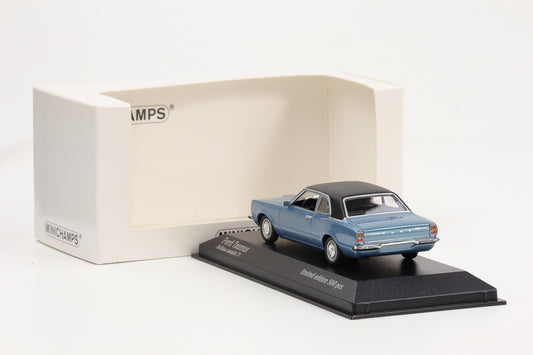 1:43 Minichamps Ford Taunus 1970 blau metallic Limited Edition 500 Stk.