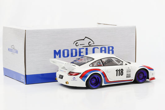 1:18 Porsche 911 997 RWB Old & New Martini weiss MCG diecast