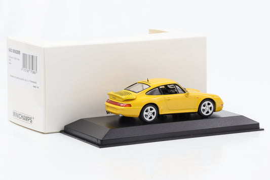 1:43 Porsche 911 993 Turbo 1995 gelb Minichamps limited