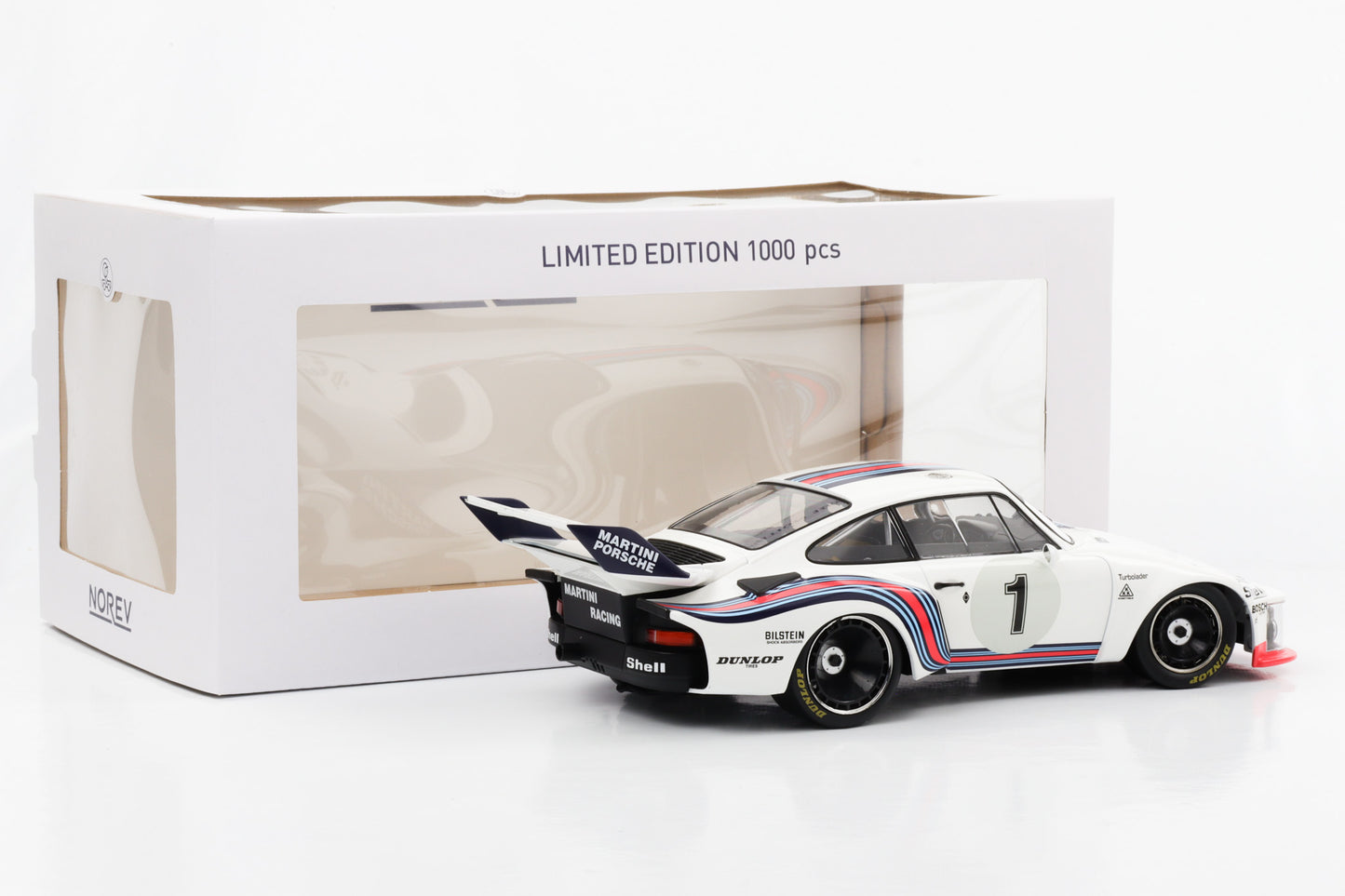 1:18 بورش 935 مارتيني الفائز الأول بسباق 6 ساعات ديجون 1976 Ickx Mass Norev Limited