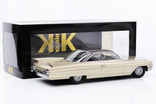 1:18 Cadillac Series 62 Coupe DeVille 1961 metallic beigegold KK-Scale