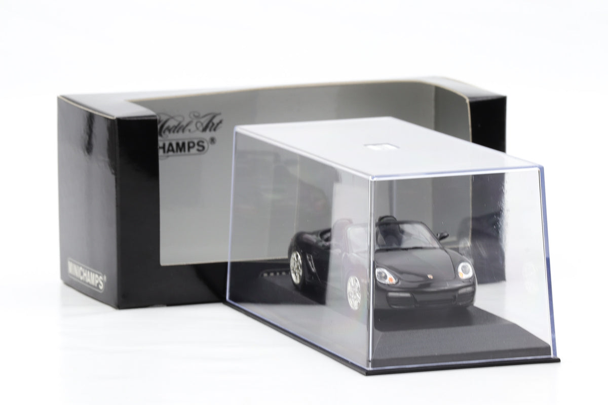 1:43 Minichamps Porsche Boxster S 987 basaltschwarz metallic 2005