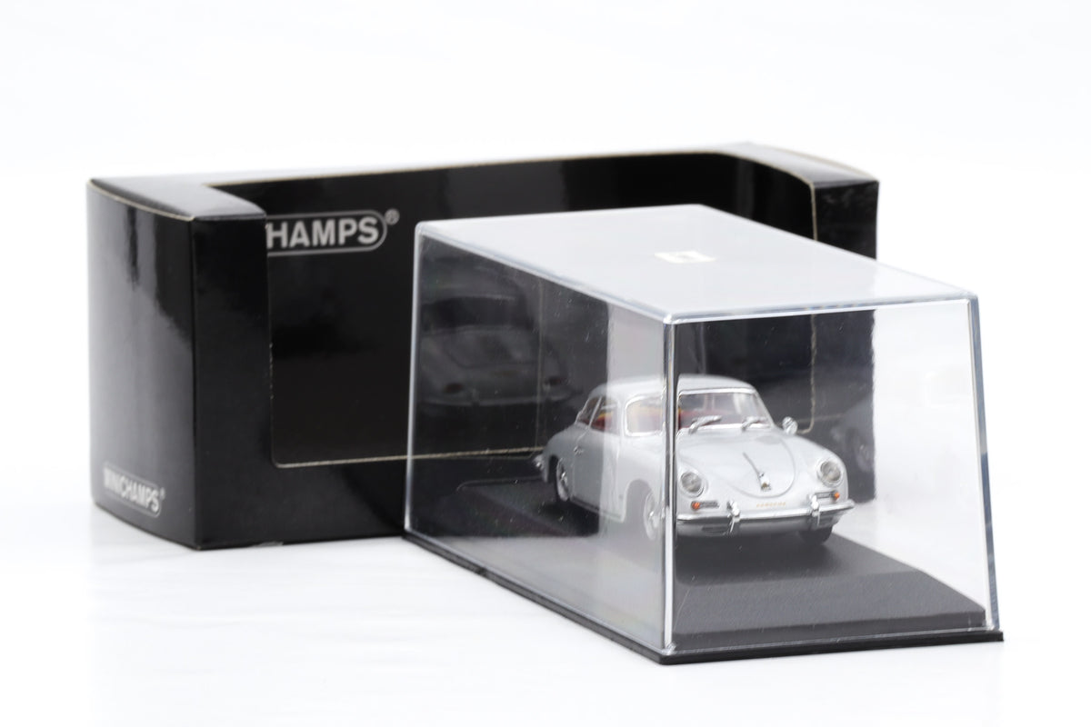 1:43 Minichamps Porsche 356 B Hardtop Coupe Silbermetall 1960