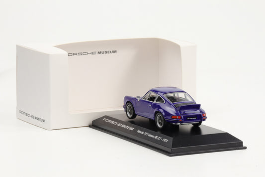 1:43 Porsche 911 Carrera RS 2.7 1973 dunkelblau diecast Museum MAP
