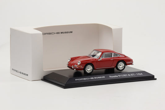 1:43 Porsche 911 901 Coupe Nr.57 1964 rot diecast Museum MAP