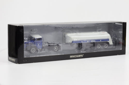 1:43 Minichamps LKW MAN F8 Tanksattelzug ARAL