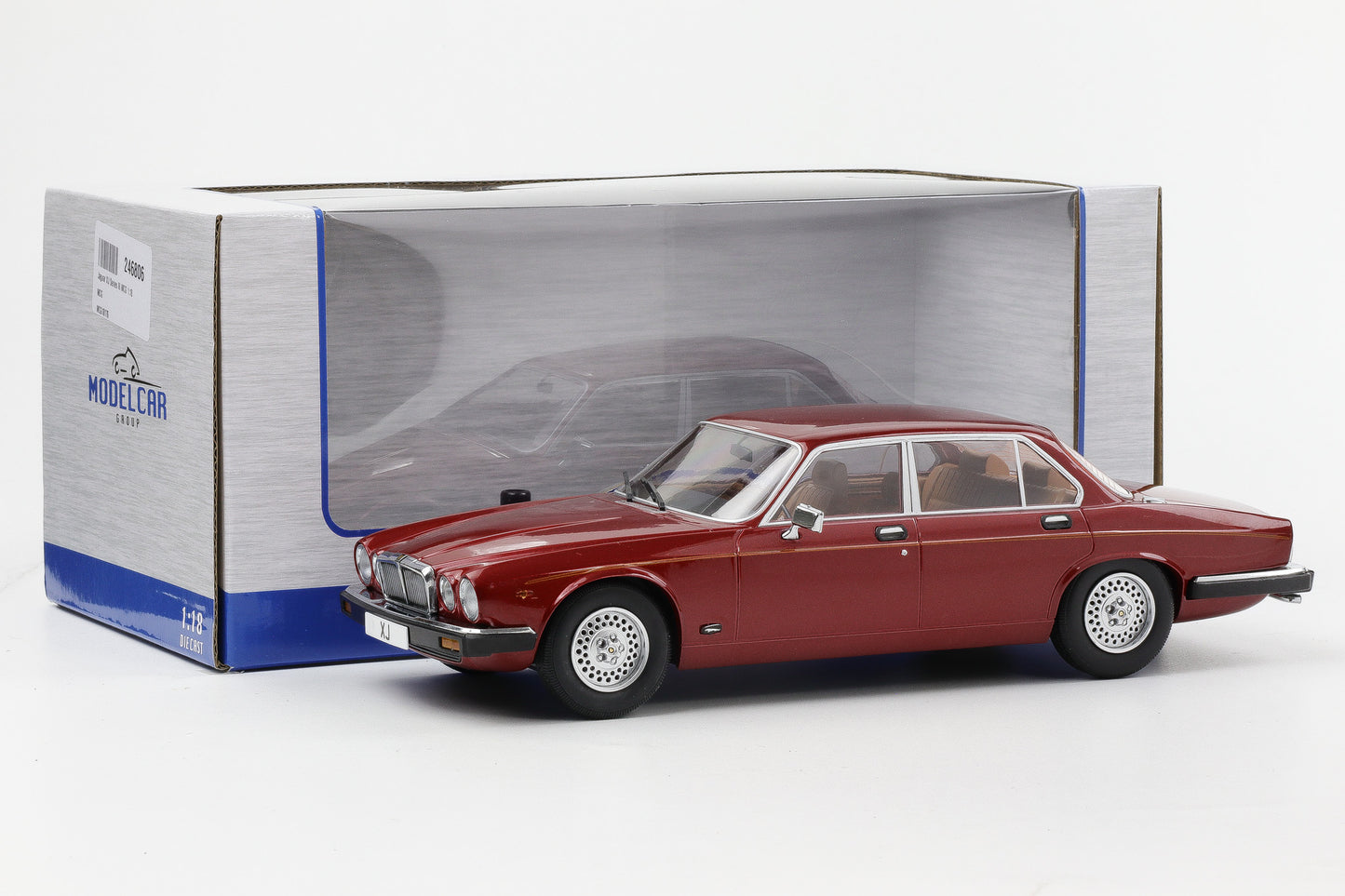 1:18 MCG Jaguar XJ6 Series III 1979 rot metallic 1:18 diecast