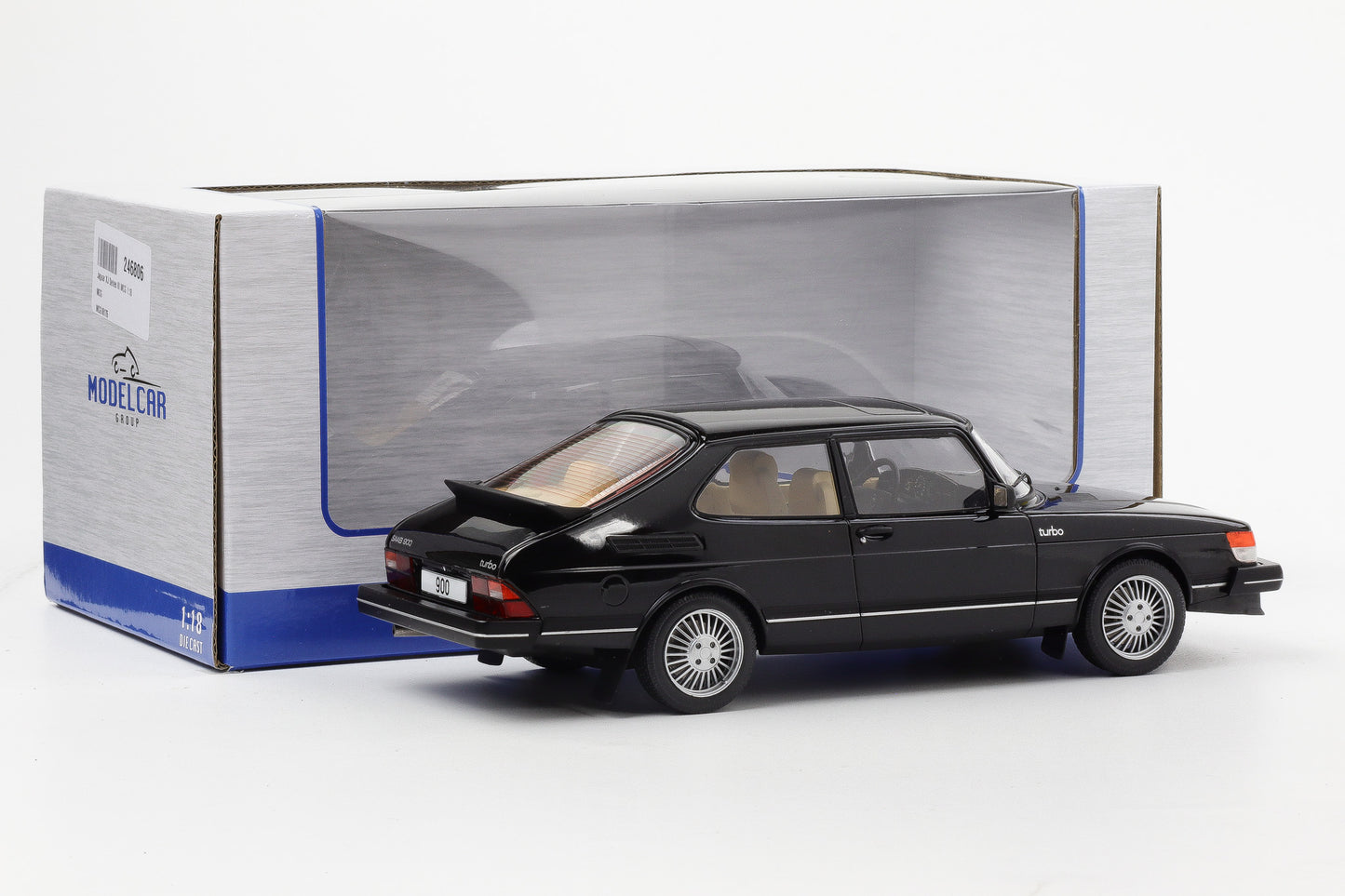 1:18 MCG Saab 900 Turbo 1981 schwarz diecast