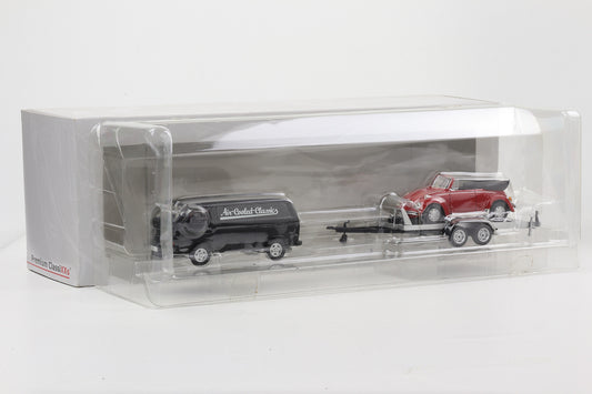 1:43 Premium ClassiXXs VW T3a Kastenwagen Anhänger Käfer Cabrio Air Cooled