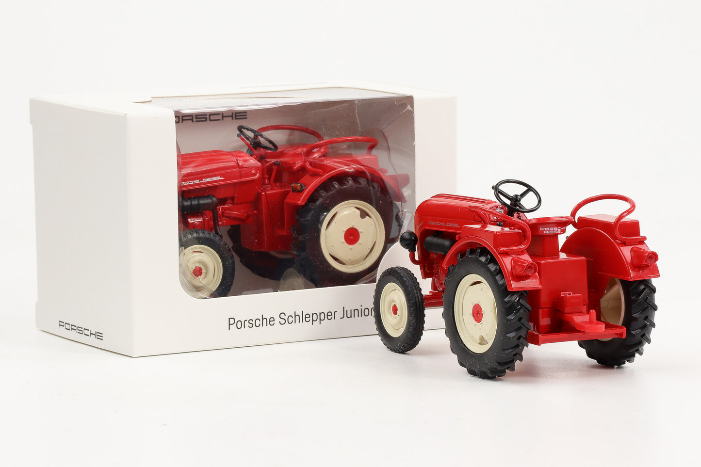 1:24 Porsche Diesel Schlepper Junior Traktor rot Museum