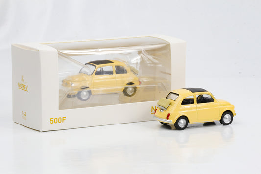 1:43 Fiat 500F tahitigelb 1965 Norev Jet Car diecast