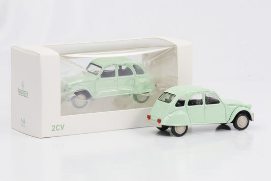 1:43 Citroen 2CV 6 Club mintgrün 1979 Norev Jet Car diecast