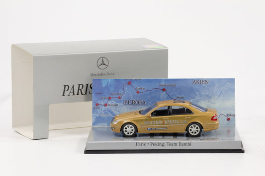 1:43 Minichamps Mercedes-Benz E-Klasse Rally Paris - Peking Team Bambi