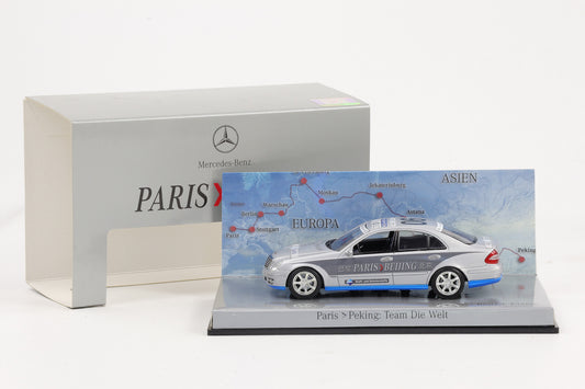 1:43 Minichamps Mercedes-Benz E-Klasse Rally Paris - Peking Team Die Welt