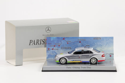 1:43 Minichamps Mercedes-Benz E-Klasse Rally Paris - Peking Team Ebay 2006